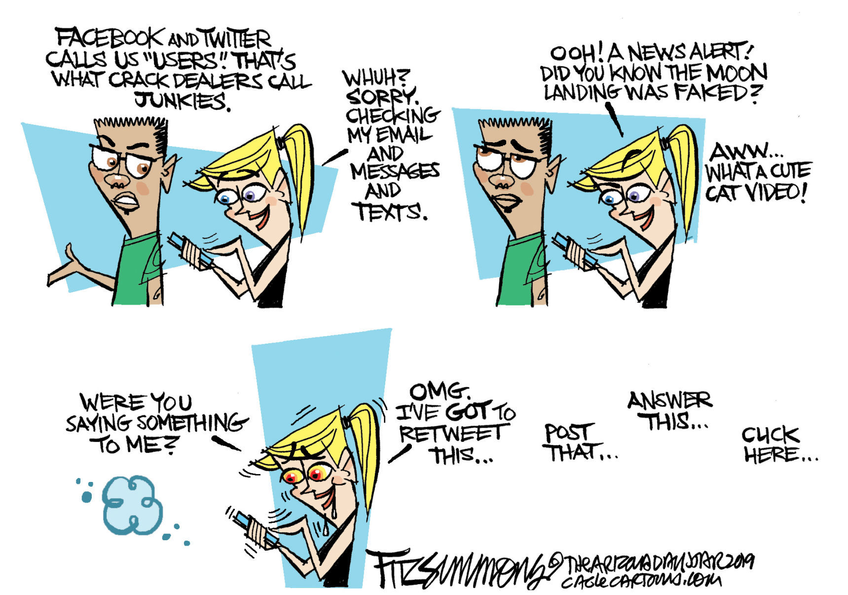 Daily Fitz Cartoon: Net result